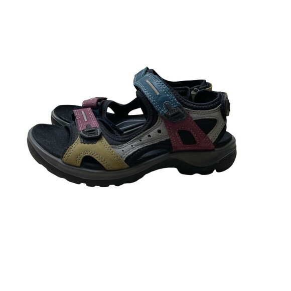 ECCO Women’s Yucatan Outdoor Sandals Size 36 EU 5-5.5 US Multi Color Hiking - Picture 1 of 9